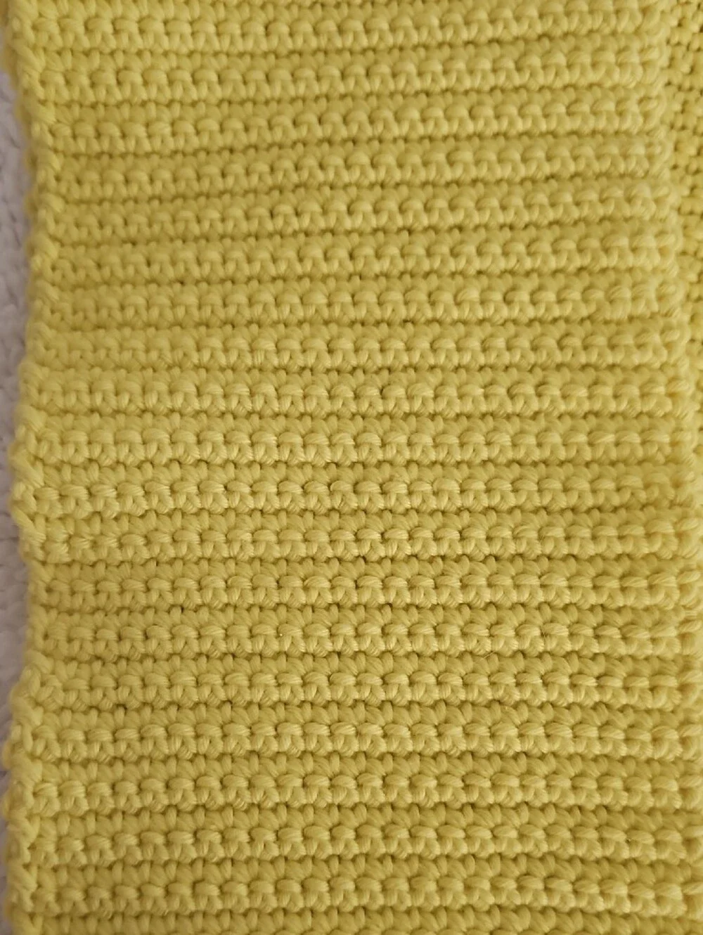 Bright Yellow Knit Kids Leggings